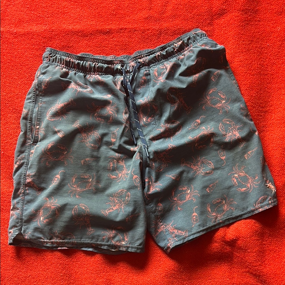 Salt Life Gray Swim Trunks with Elastic Waistband small